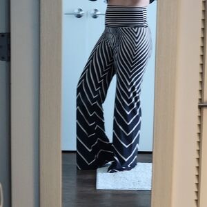 Wide-leg party pants